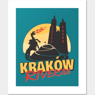 Kraków Riverside Posters and Art